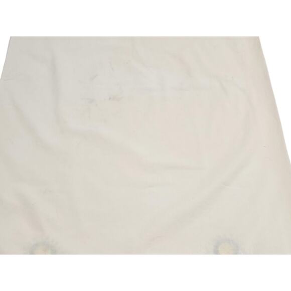 Vintage Crochet White Pillowcase Set of 2 with Yellow Roses & Green Leaves - Picture 6 of 10